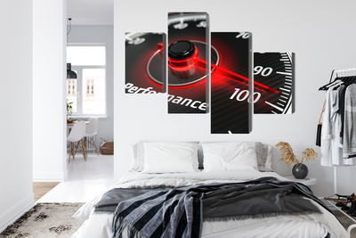 Ljuddämpande tavla - Modern 3d counter