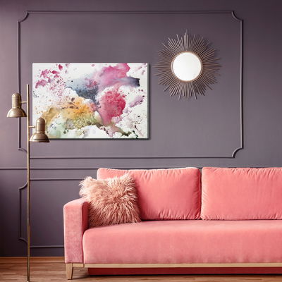 Ljuddämpande tavla - Abstraction watercolour