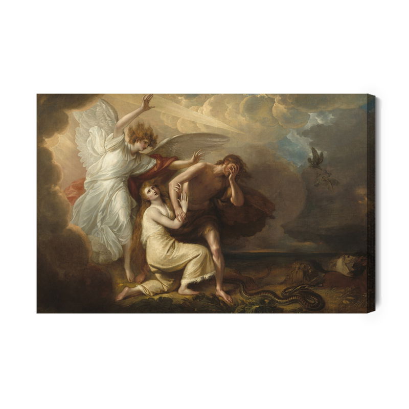 Ljuddämpande tavla - Benjamin west "exile of adam