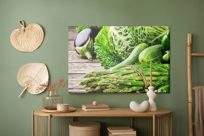 Ljuddämpande tavla - Bunch of green vegetables