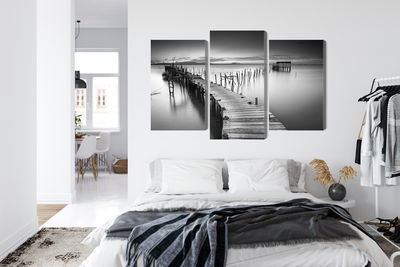 Ljuddämpande tavla - A dilapidated pier