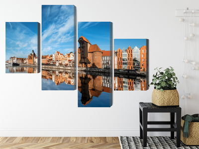 Ljuddämpande tavla - Panorama of gdansk