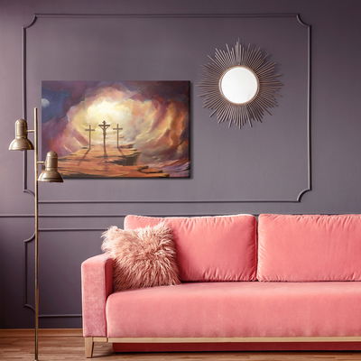 Ljuddämpande tavla - Jesus on the cross