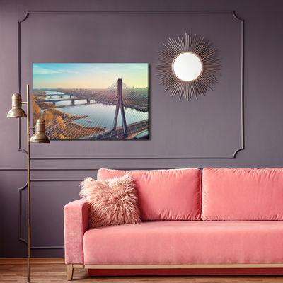 Ljuddämpande tavla - Bridges in Warsaw