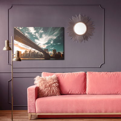 Ljuddämpande tavla - Sunset in New York