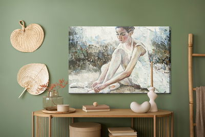 Ljuddämpande tavla - Ballerina before the show