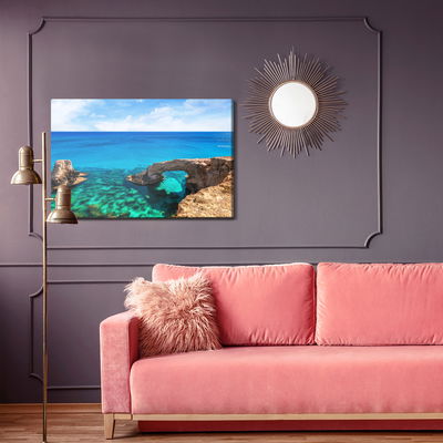 Ljuddämpande tavla - Sea rock bridge