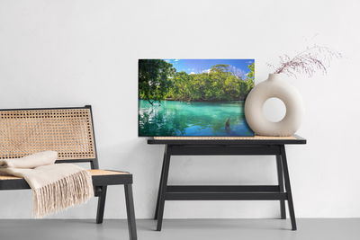 Ljuddämpande tavla - Tropical sea bay