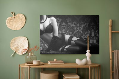 Ljuddämpande tavla - Woman in sensual vintage