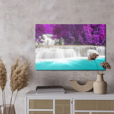 Ljuddämpande tavla - Beautiful waterfall huay mae