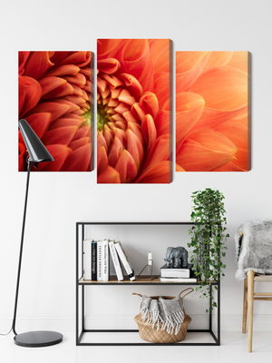 Ljuddämpande tavla - Orange chrysanthemum