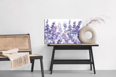 Ljuddämpande tavla - Watercolor lavender