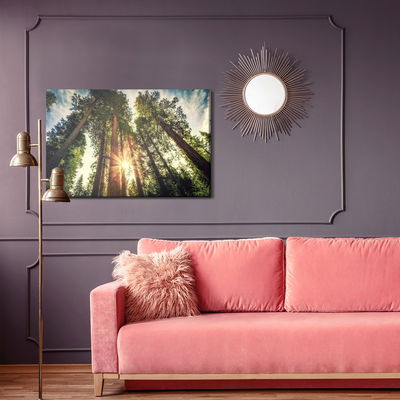 Ljuddämpande tavla - Sunrise forest