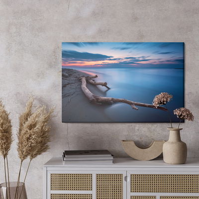 Ljuddämpande tavla - Woman on a vintage couch