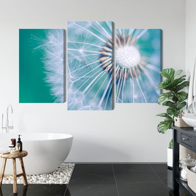 Ljuddämpande tavla - Dandelion on a macro scale