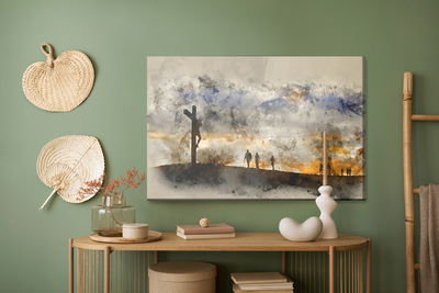 Ljuddämpande tavla - Crucified christ