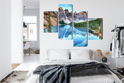 Ljuddämpande tavla - Moraine Lake in banff
