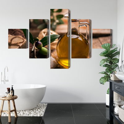 Ljuddämpande tavla - A bottle of olive oil