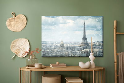 Ljuddämpande tavla - View on Paris