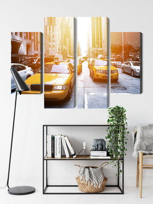 Ljuddämpande tavla - Taxi in the sunshine nyc