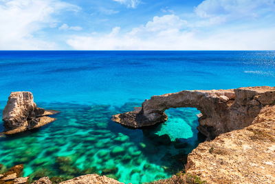 Ljuddämpande tavla - Sea rock bridge