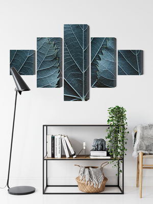 Ljuddämpande tavla - Leaves with a macro