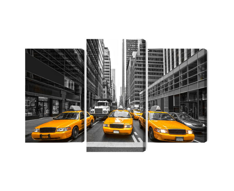 Ljuddämpande tavla - Yellow taxis in New York city