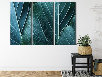 Ljuddämpande tavla - Leaves in a macro scale