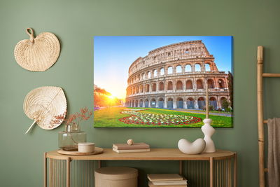 Ljuddämpande tavla - The Colosseum at sunrise 3d