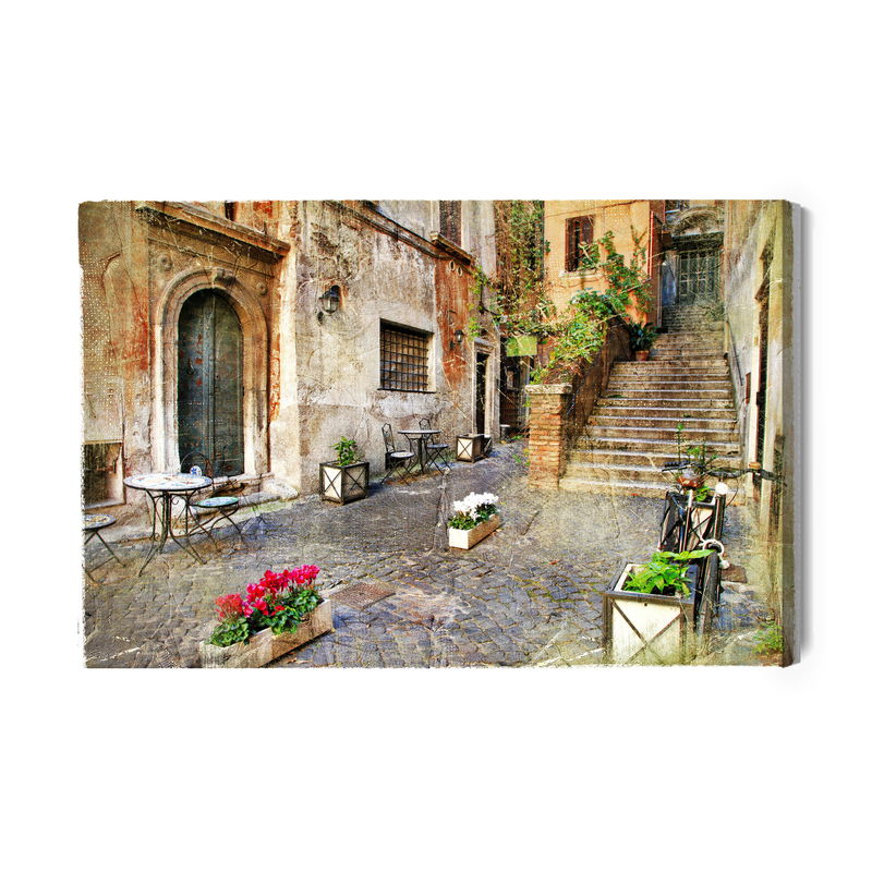 Ljuddämpande tavla - Old italian street