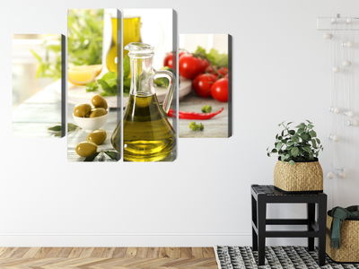 Ljuddämpande tavla - Jug with fresh oil