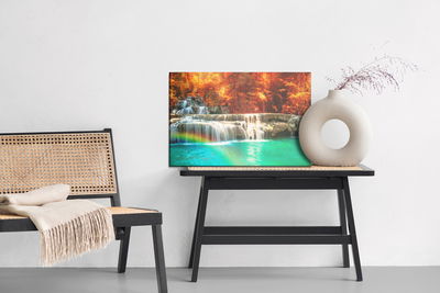 Ljuddämpande tavla - Waterfall painted