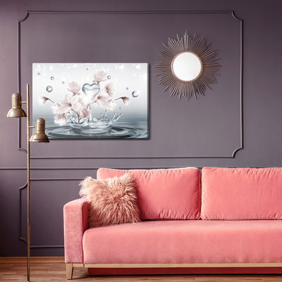 Ljuddämpande tavla - Magnolia flowers and 3d