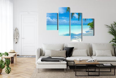 Ljuddämpande tavla - A beach in the maldives