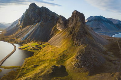 Ljuddämpande tavla - 3d aerial view of icelandic