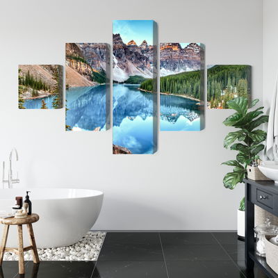 Ljuddämpande tavla - Moraine Lake in banff