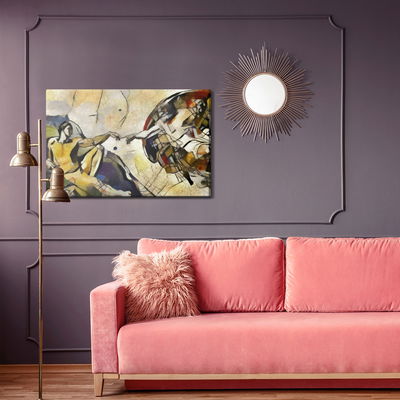 Ljuddämpande tavla - The creation of adam