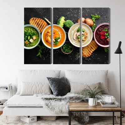 Ljuddämpande tavla - Vegetable cream soups