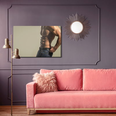 Ljuddämpande tavla - Muscular man