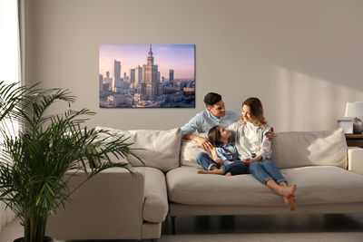 Ljuddämpande tavla - Panorama of the city