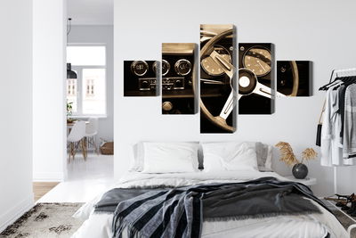 Ljuddämpande tavla - The dashboard of an antique