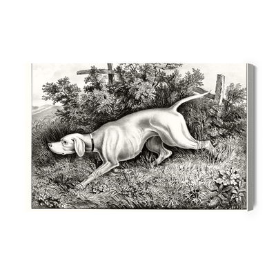 Ljuddämpande tavla - Hunting dog