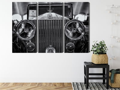 Ljuddämpande tavla - Rolls royce up close