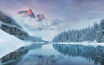 Ljuddämpande tavla - Canadian Moraine Lake on a