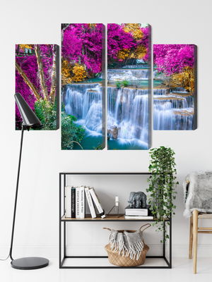 Ljuddämpande tavla - A waterfall in the fall