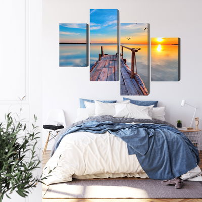 Ljuddämpande tavla - West by the lake