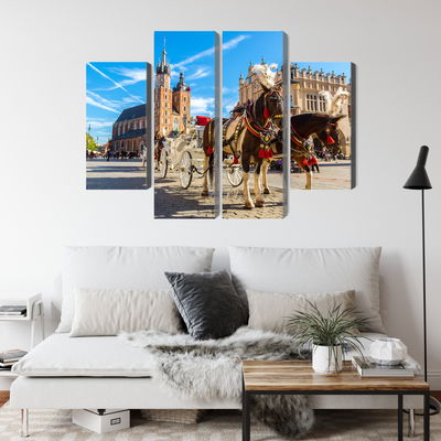 Ljuddämpande tavla - Horse carriages