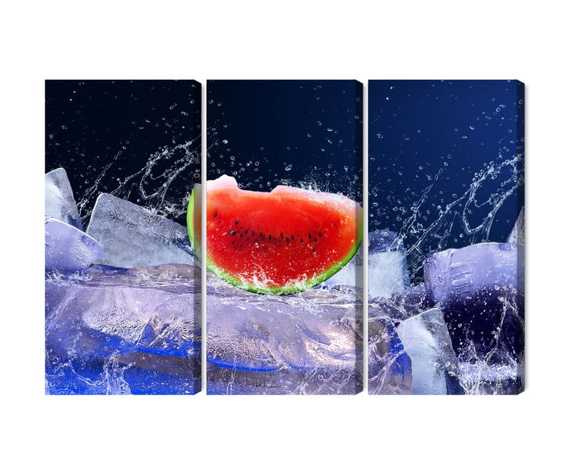 Ljuddämpande tavla - Watermelon on ice