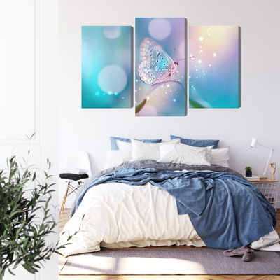 Ljuddämpande tavla - A delicate butterfly