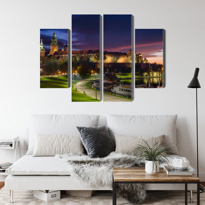 Ljuddämpande tavla - Wawel royal castle at sunrise